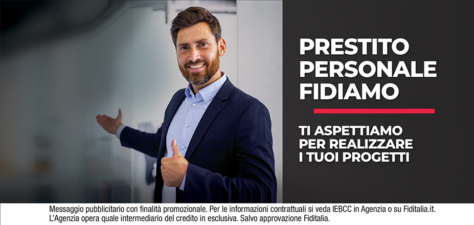 Agenzia Uniservice Consulting S.r.l. Fiditalia | Brescia, Brescia , Mantova, Trento, Verona | Prestito Personale Fidiamo - Ti aspettiamo per realizzare i tuoi progetti. Messaggio pubblicitario con finalità promozionale. Per le informazioni contrattuali si veda IEBCC in Agenzia o su Fiditalia.it. L’Agenzia opera quale intermediario del credito in esclusiva. Salvo approvazione Fiditalia.